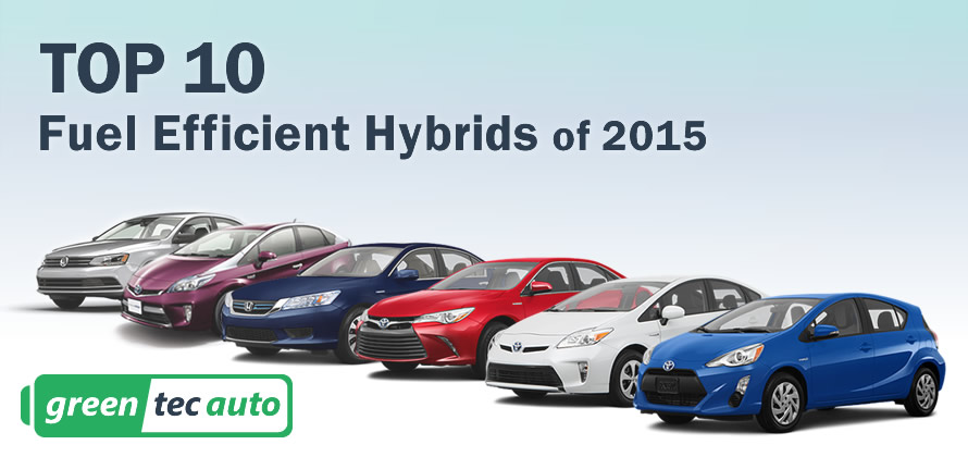 TOP 10 Most Fuel Efficient Hybrid Cars of 2015