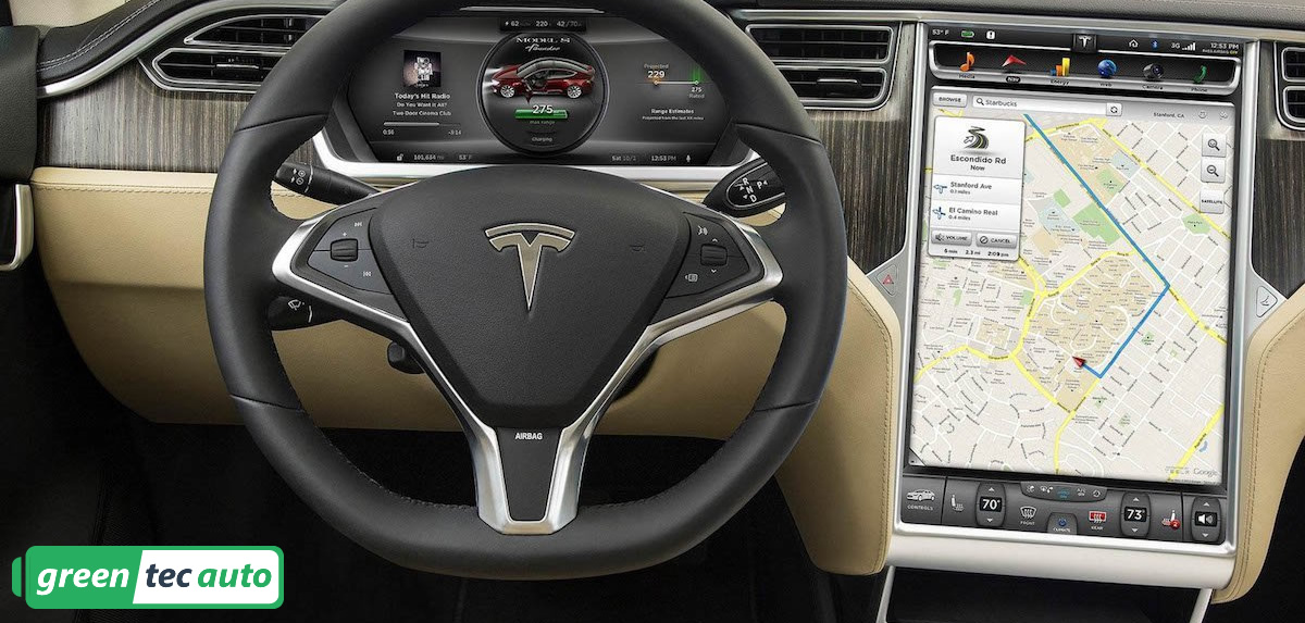 Tesla Model S Dashboard Display