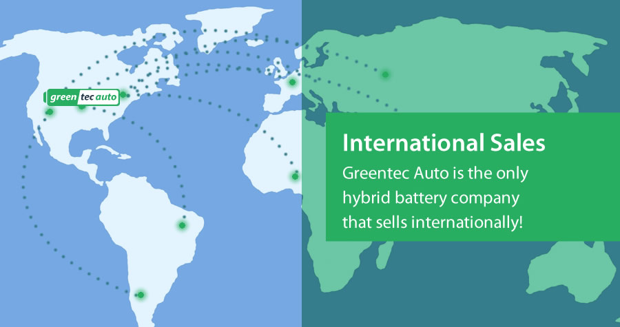 International Sales of Hybrid Batteries