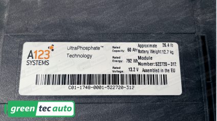 A123 Systems 12V 60Ah Li-Ion Lithium Battery