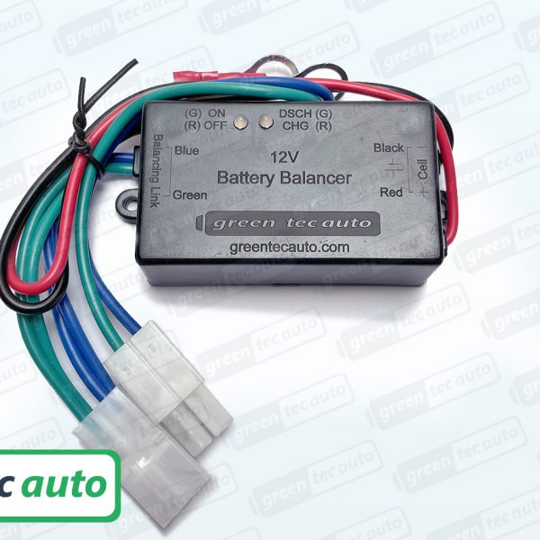 QNBBM Lighted 12v Active Battery Voltage Balancing Balancer Equalizer