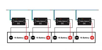 battery voltage balancer diagram