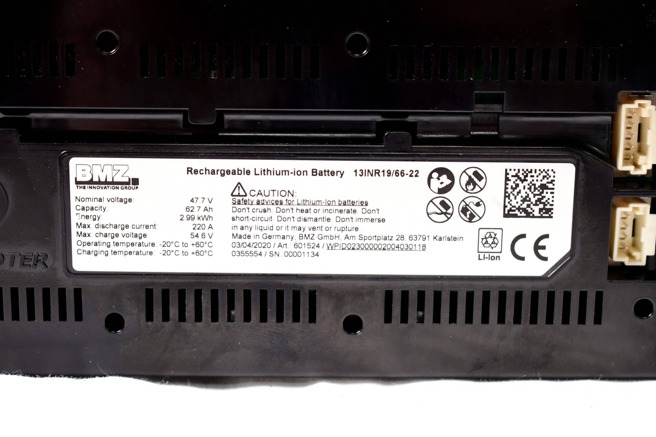 INR18650M29 LG Chem 48V 62.7Ah 2.99kWh BMZ Module